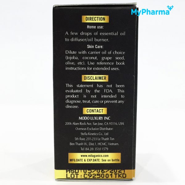 Tinh dầu Khuynh Diệp Milaganics 10ml