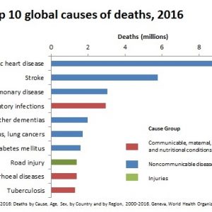 Top 10 nguyên nhân gây tử vong