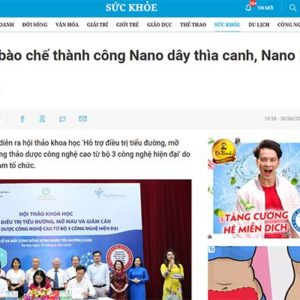 Báo thanh niên: Việt Nam bào chế thành công Nano dây thìa canh, Nano lá sen