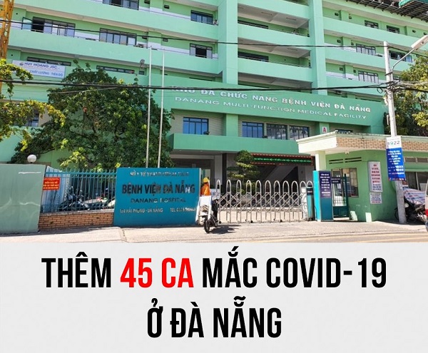 45 ca mắc mới Covid-19 tại Đà Nẵng