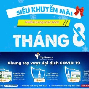 CTKM THÁNG 8.2020 – CHUNG TAY VƯỢT ĐẠI DỊCH COVID-19