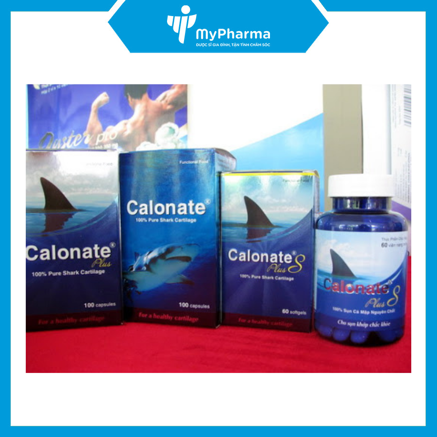 CalonateS Plus Bidiphar - Viên uống sụn cá mập cho xương chắc khỏe