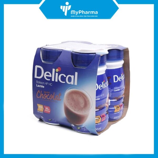 Sữa Delical Socola hộp 4 chai