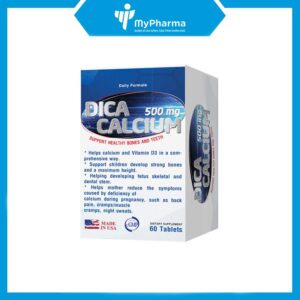 Dica calcium 500mg bổ sung canxi