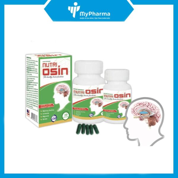 Nutri osin - Hết đau đầu, hoa mắt, cải thiện trí nhớ