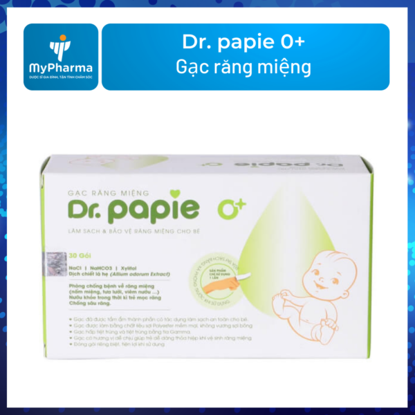 Gạc răng miệng Dr. papie 0+