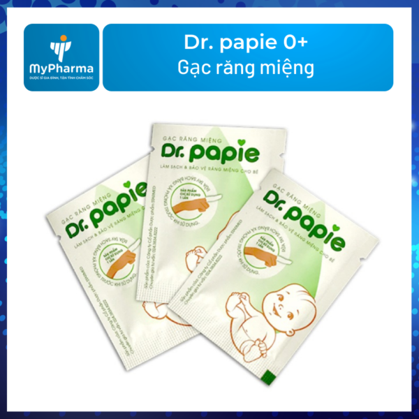 Gạc răng miệng Dr. papie 0+