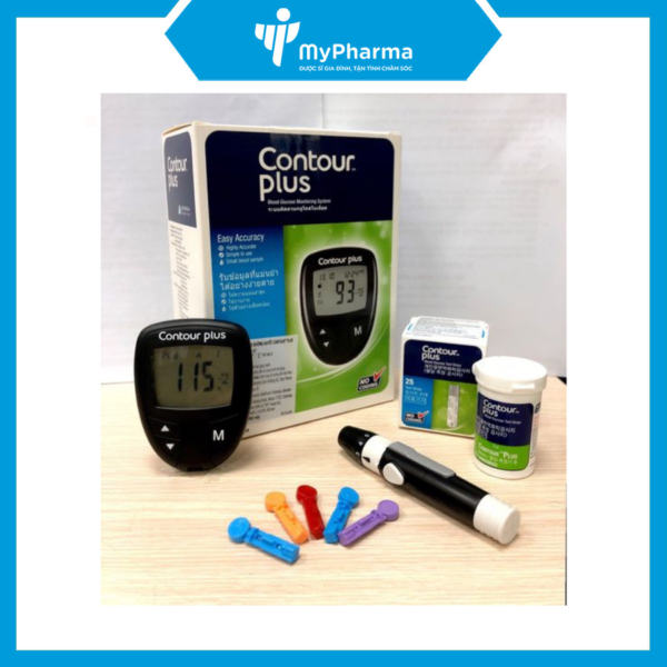 Máy đo đường huyết Bayer Contour Plus