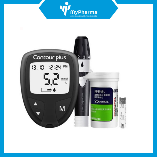 Máy đo đường huyết Bayer Contour Plus