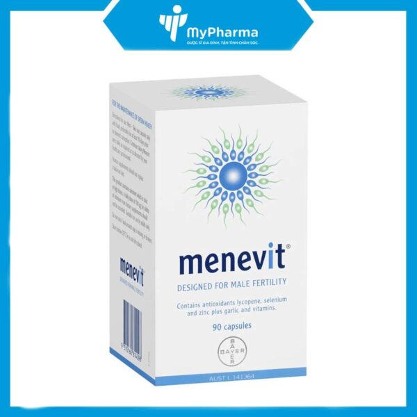 thực phẩm chức năng Bayer menevit tăng sinh lý nam hộp 90 viên