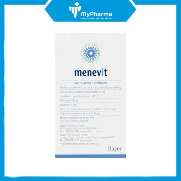 Bayer menevit tăng sinh lý nam giới