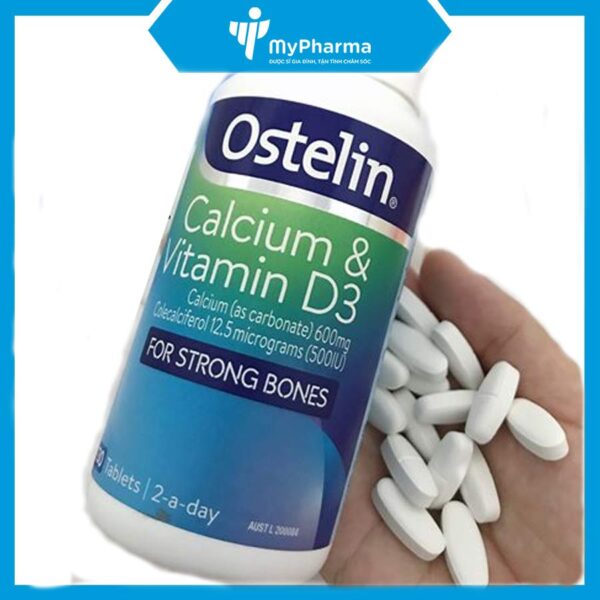 Ostelin vitamin D & calcium bổ sung vitamin d và canxi