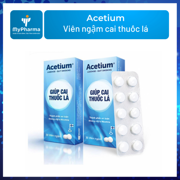 Viêm ngậm cai thuốc lá Acetium