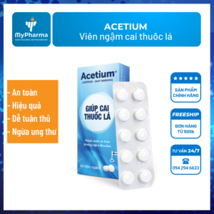Viêm ngậm cai thuốc lá Acetium