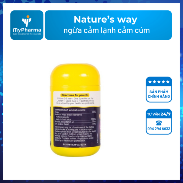 Nature’s Way Vita Gummies cold and flu