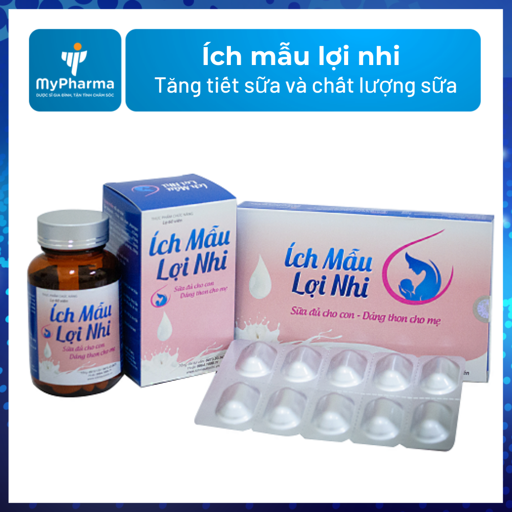 Ích mẫu lợi nhi – Giúp tăng bài tiết sữa, nâng cao chất lượng sữa mẹ