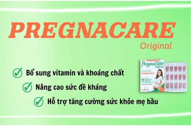 Pregnacare Original - Bổ sung vitamin và khoáng chất cho phụ nữ mang thai và cho con bú