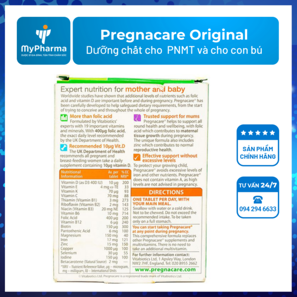 Pregnacare Original