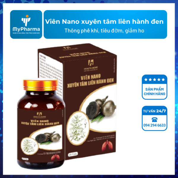 Viên Nano xuyên tâm liên hành đen