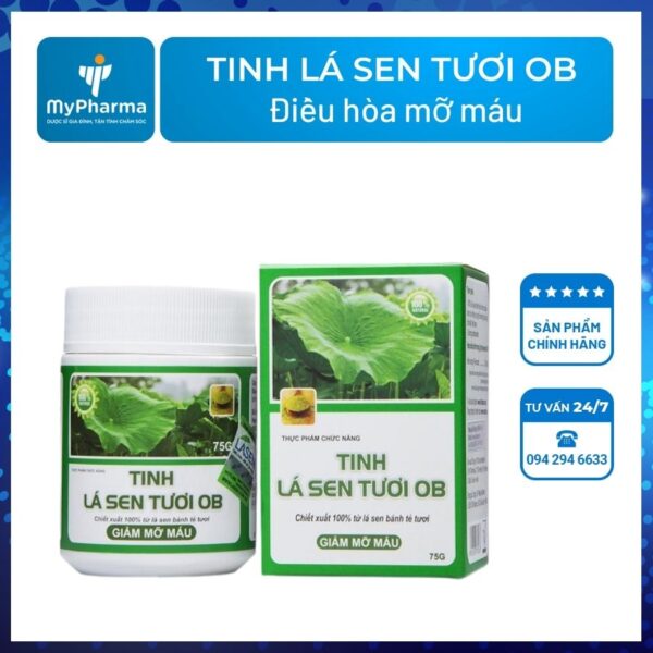 Tinh lá sen tươi OB