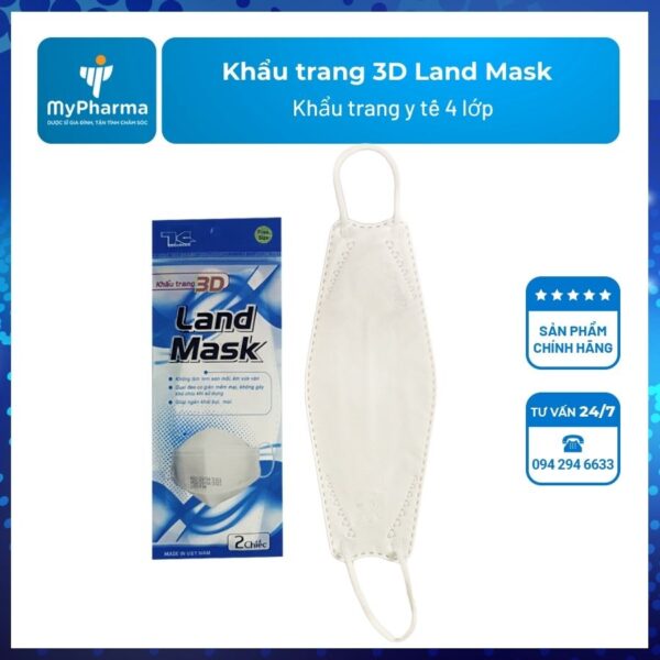 Khẩu trang 3D Land Mask