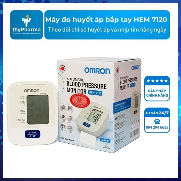 Máy đo huyết áp bắp tay HEM 7120