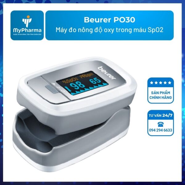 Máy đo nồng độ oxy trong máu SpO2 Beurer PO30