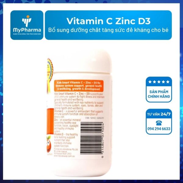 Nature’s Way Kids Smart Vitamin C Zinc D3