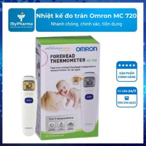 Nhiệt kế đo trán Omron MC 720