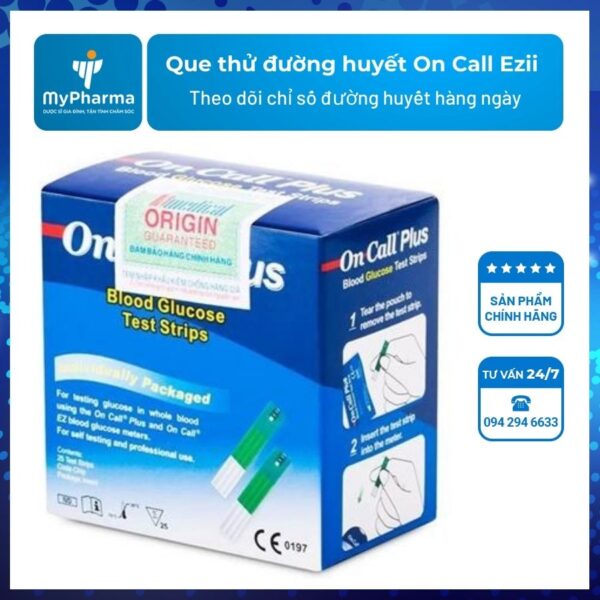 Que thử đường huyết On Call Ezii