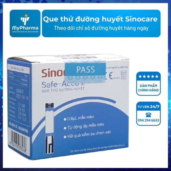 Que thử đường huyết Sinocare