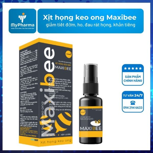 Xịt họng keo ong Maxibee