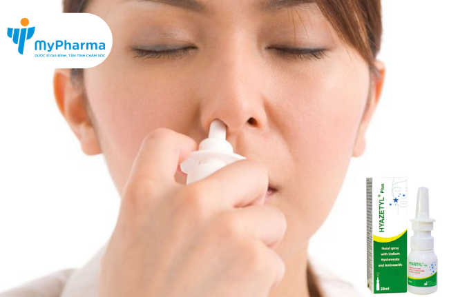 Xịt mũi Hyazetyl Plus - Hỗ trợ thông mũi và giữ ẩm cho mũi