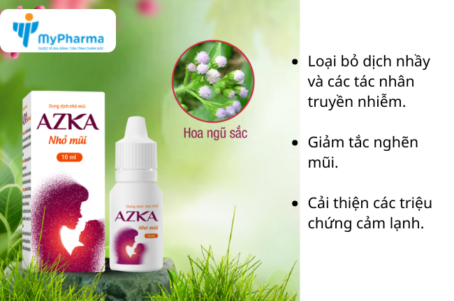Azka Api N Azka nhỏ mũi - Làm sạch, giảm tắc nghẽn mũi - MyPharma