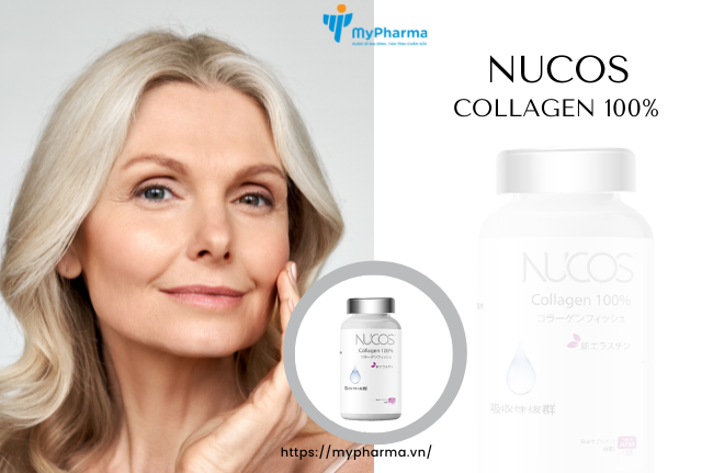 Viên uống Nucos 100% Collagen - Dưỡng da, làm trắng, bảo vệ da