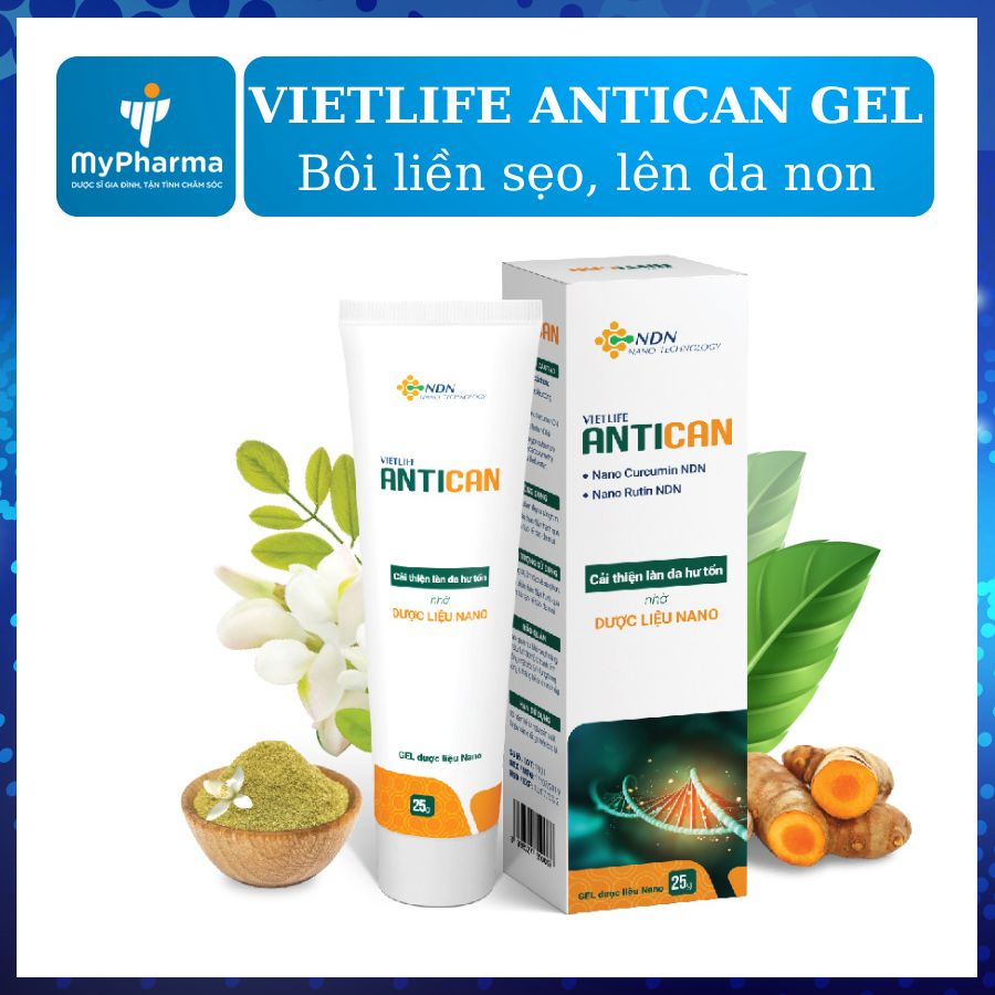 Vietlife Antican Gel- Bôi Liền Sẹo, Lên Da Non