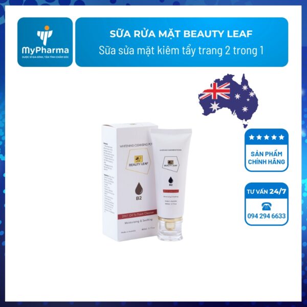 Sữa rửa mặt kiêm tẩy trang Beauty Leaf