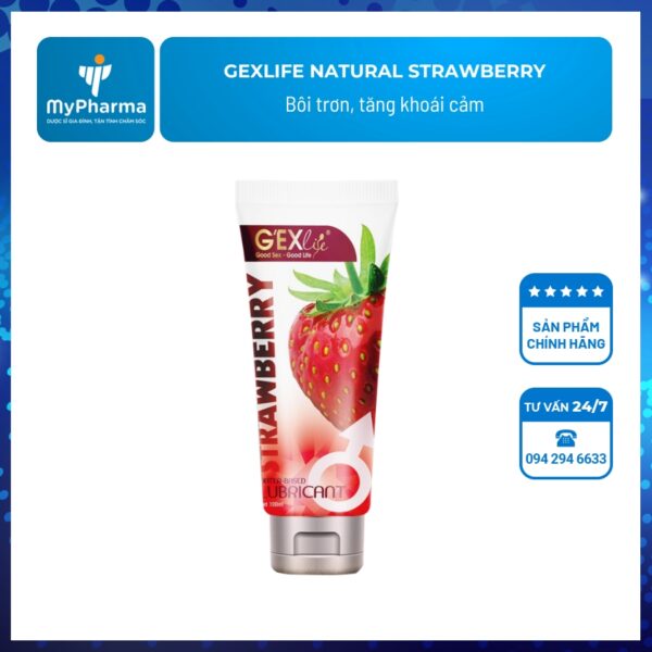 Gel bôi trơn GEXlife Natural Strawberry