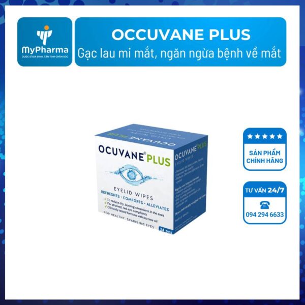 Gạc lau mi mắt OCCUVANE PLUS