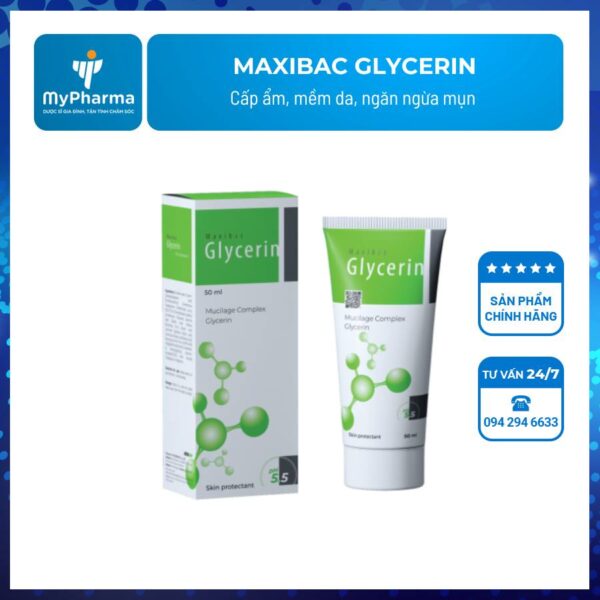Kem dưỡng ẩm Maxibac Glycerin