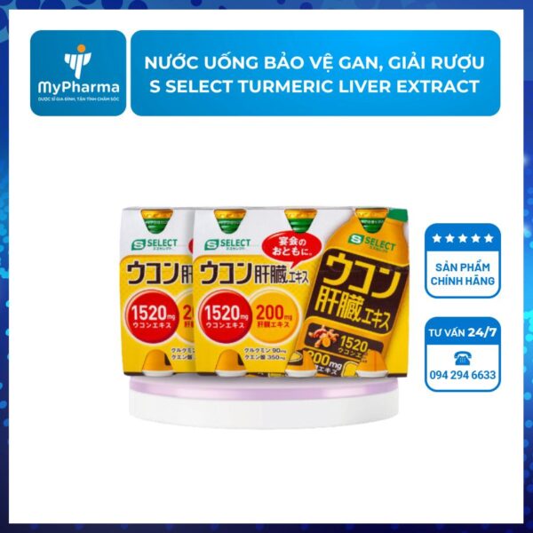 nước uống bảo vệ gan S Select Turmeric Liver Extract