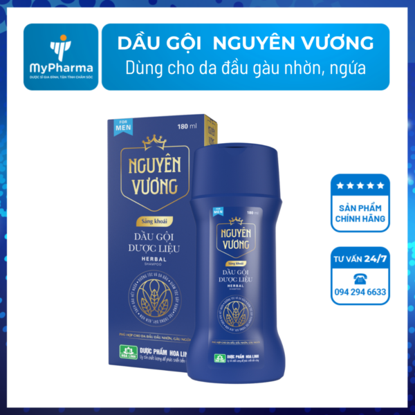 Dầu gội Dược liệu Nguyên Vương Sảng Khoái